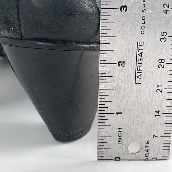 Fidji Shoe Size 37 Black Leather Dress Women's Mary Jane Made in Portugal - Picture 14 of 14